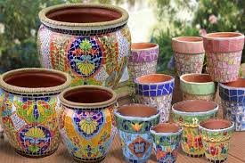 Mosaic Flower Pots